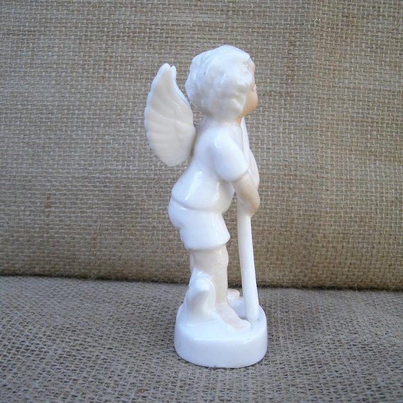 Vintage May Birthday Boy Angel Figurine - Picture 3 of 16